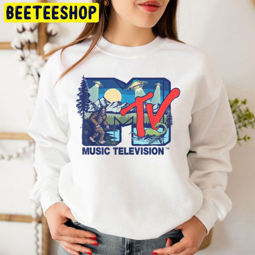 Logo Featuring Bigfoot Ufo Aliens Nessie Music Television Trending Unisex Sweatshirt