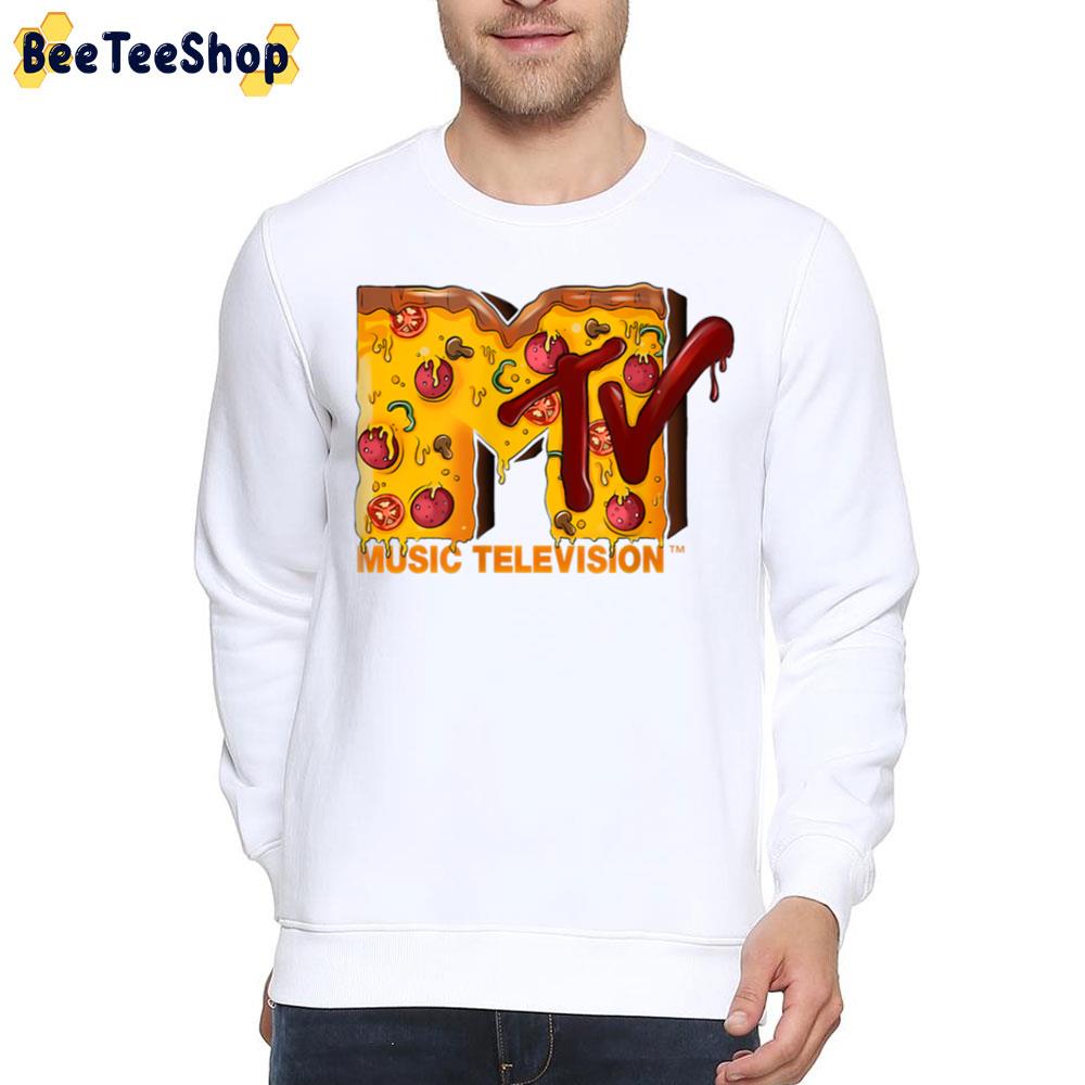 Logo With A Pizza For Pizzalover Music Television Trending Unisex Sweatshirt