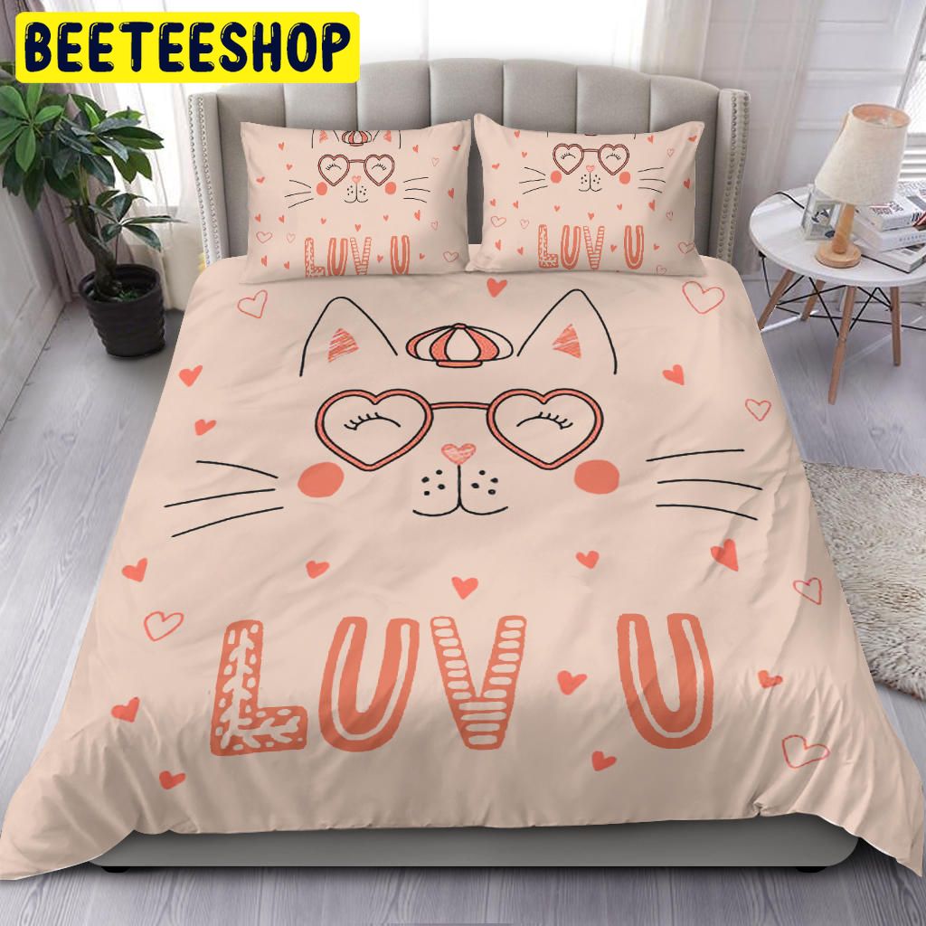 Luv U Cat Bedding Set