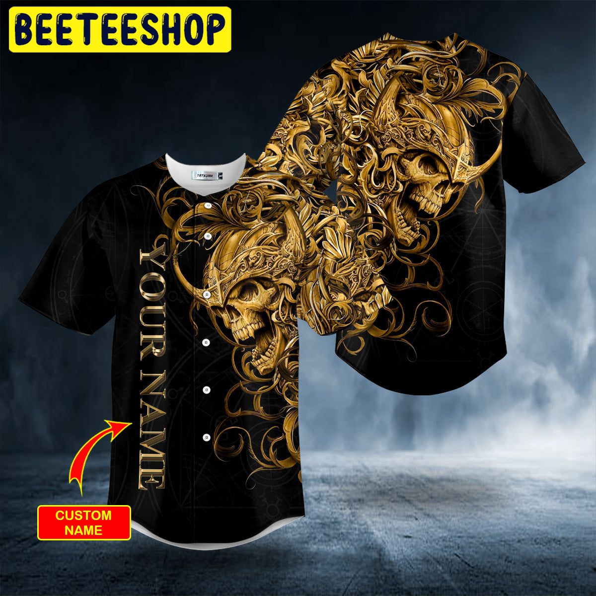 Mad King Viking Custom Trending Baseball Jersey