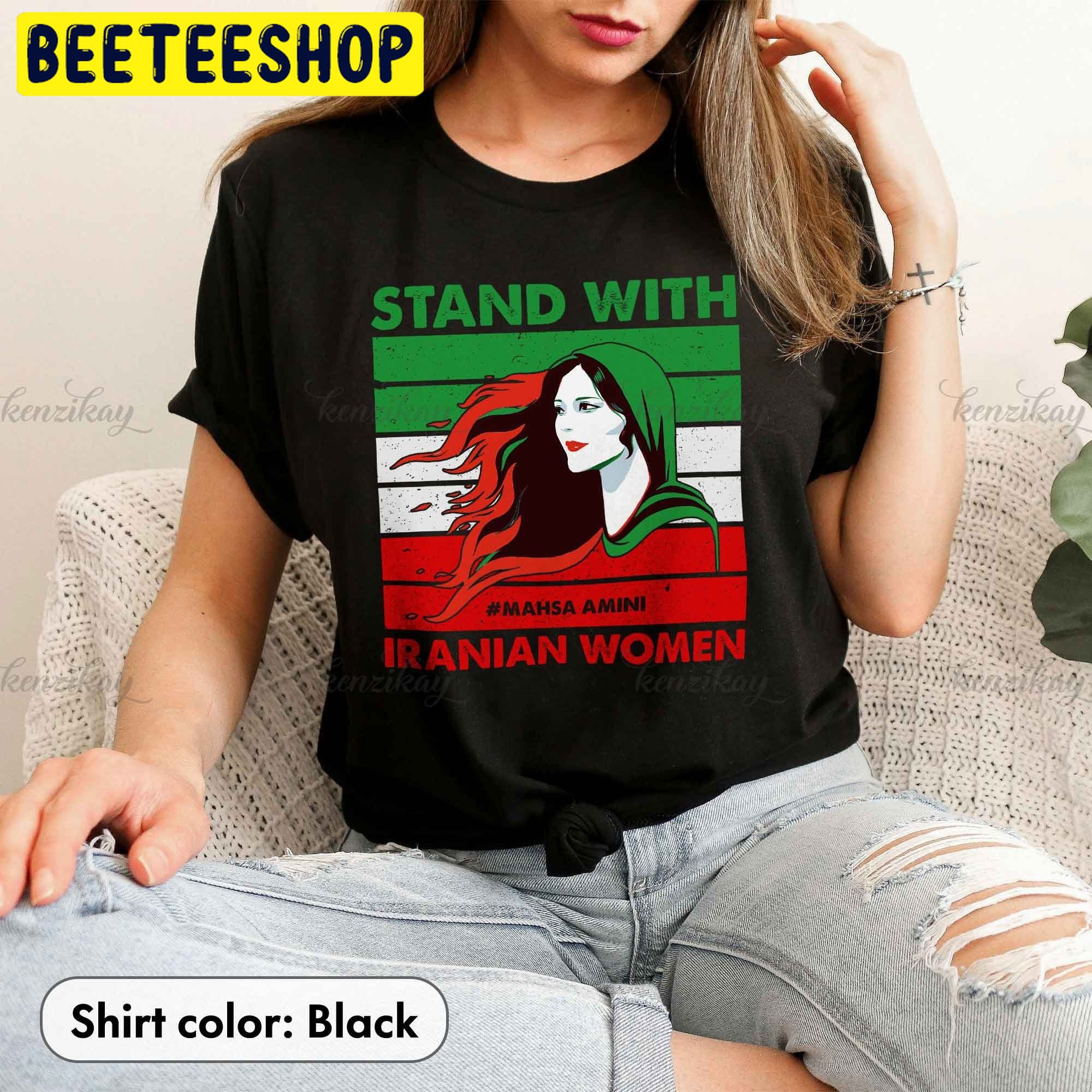 Mahsa Amini Stand With Iranian Women Trending Unisex T-Shirt