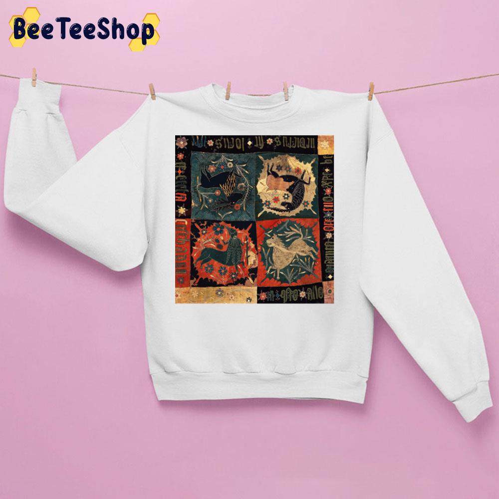 Medieval Bestiary, Deer, Unicorn,centaur And Lion Trending Unisex Sweatshirt