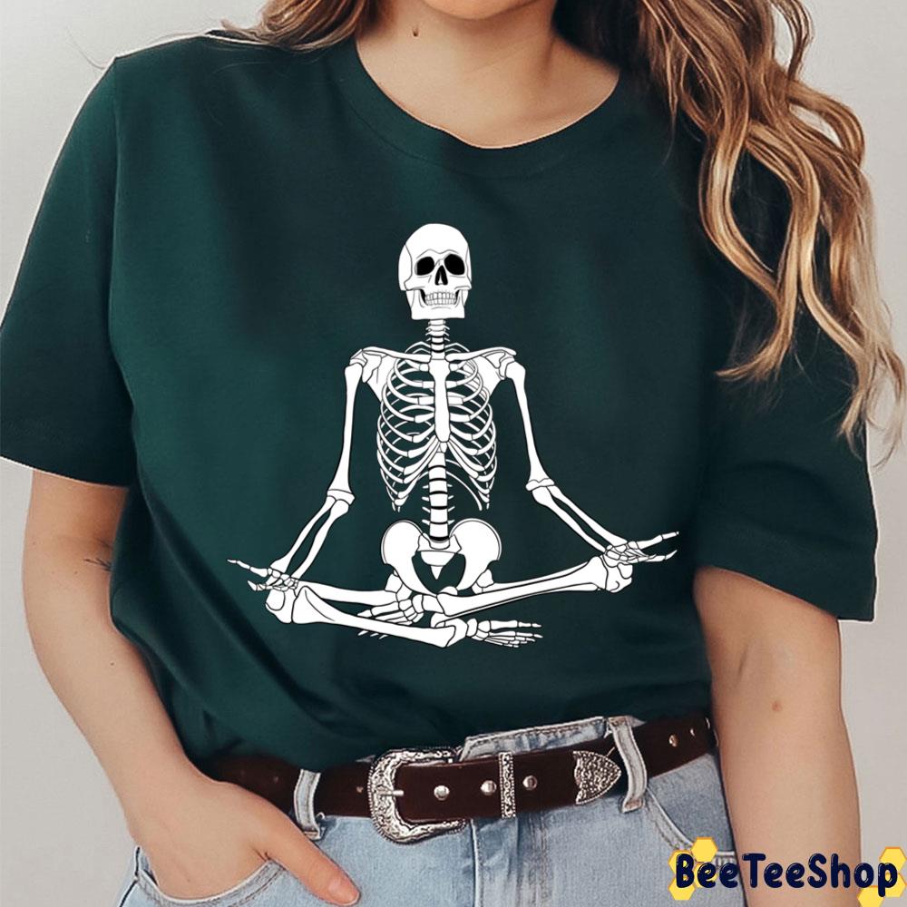 Meditating Skeleton Trending Unisex T-Shirt - Beeteeshop