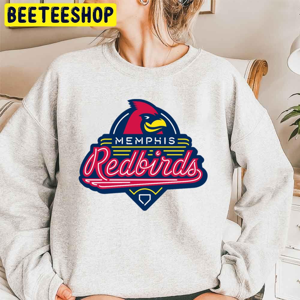 Memphis Redbirds Neon Sign Logo Baseball Trending Unisex Sweatshirt