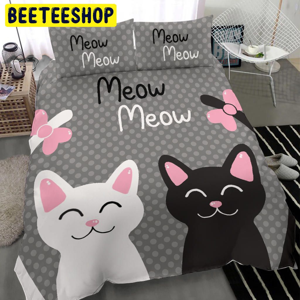 Meow Meow Cat Bedding Set