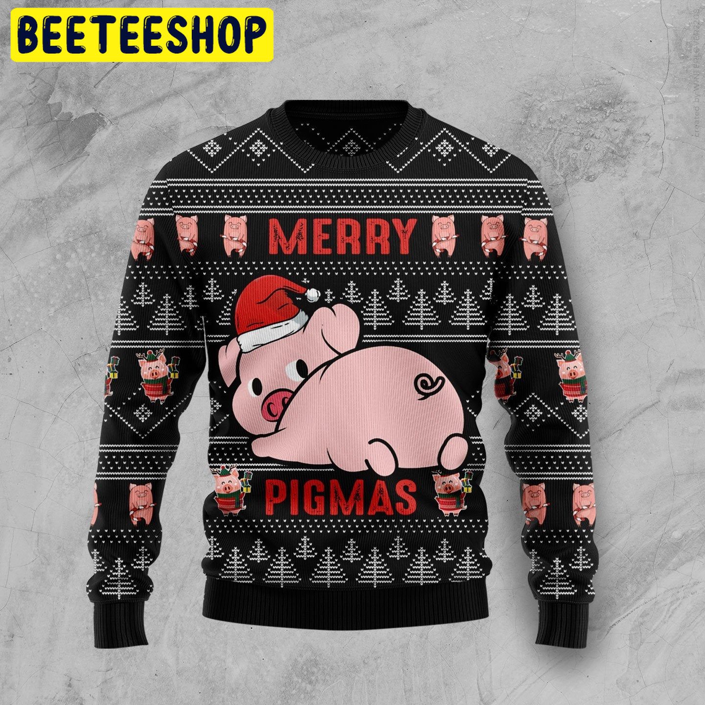 Merry Pigmas Trending Ugly Christmas Sweatshirt