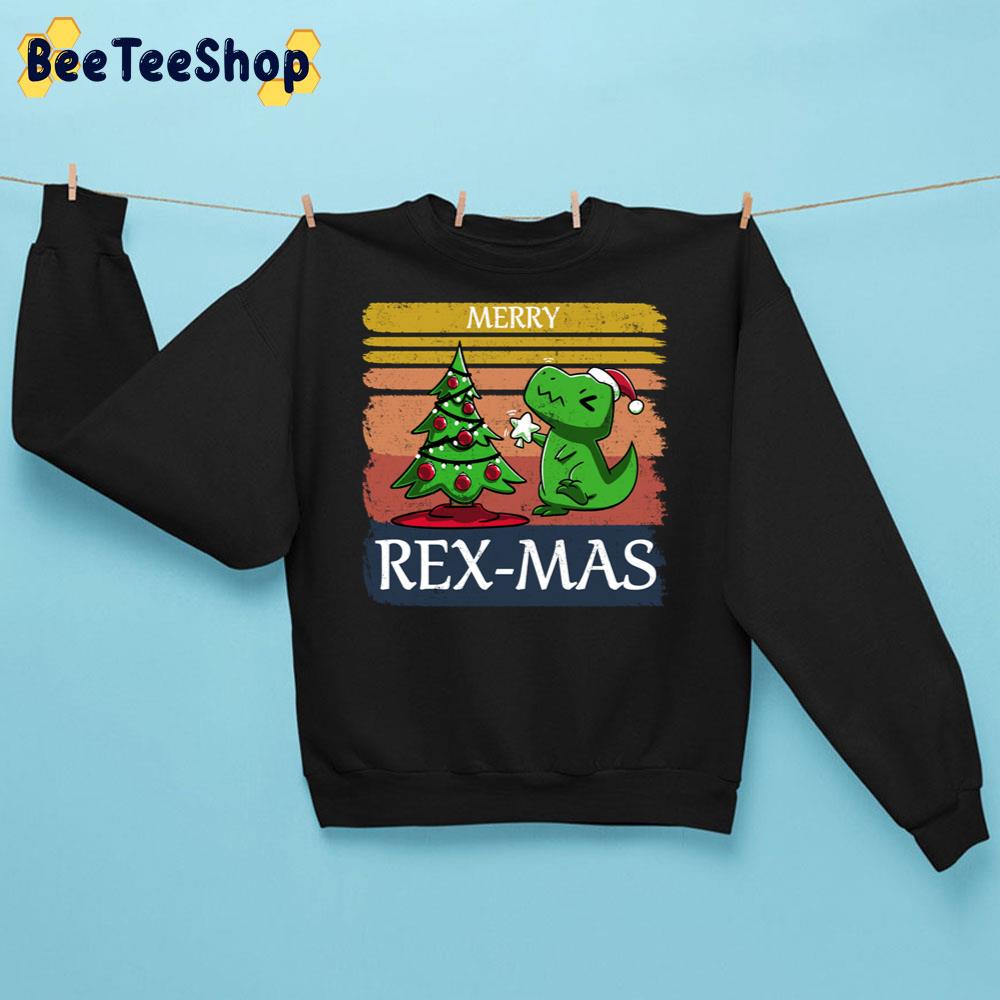 Merry Rex-Mas Christmas Trending Unisex Sweatshirt