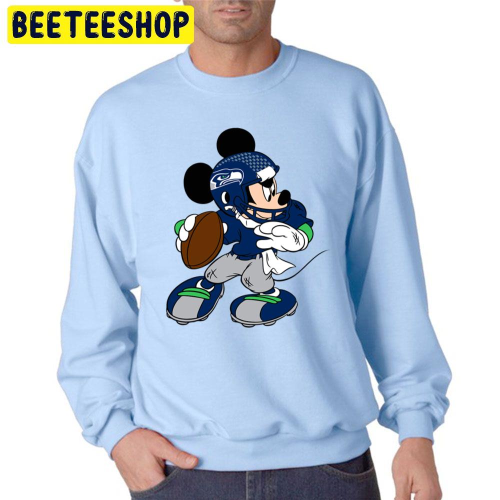 Mickey Seattle Seahawks Football Trending Unisex Sweatshirt