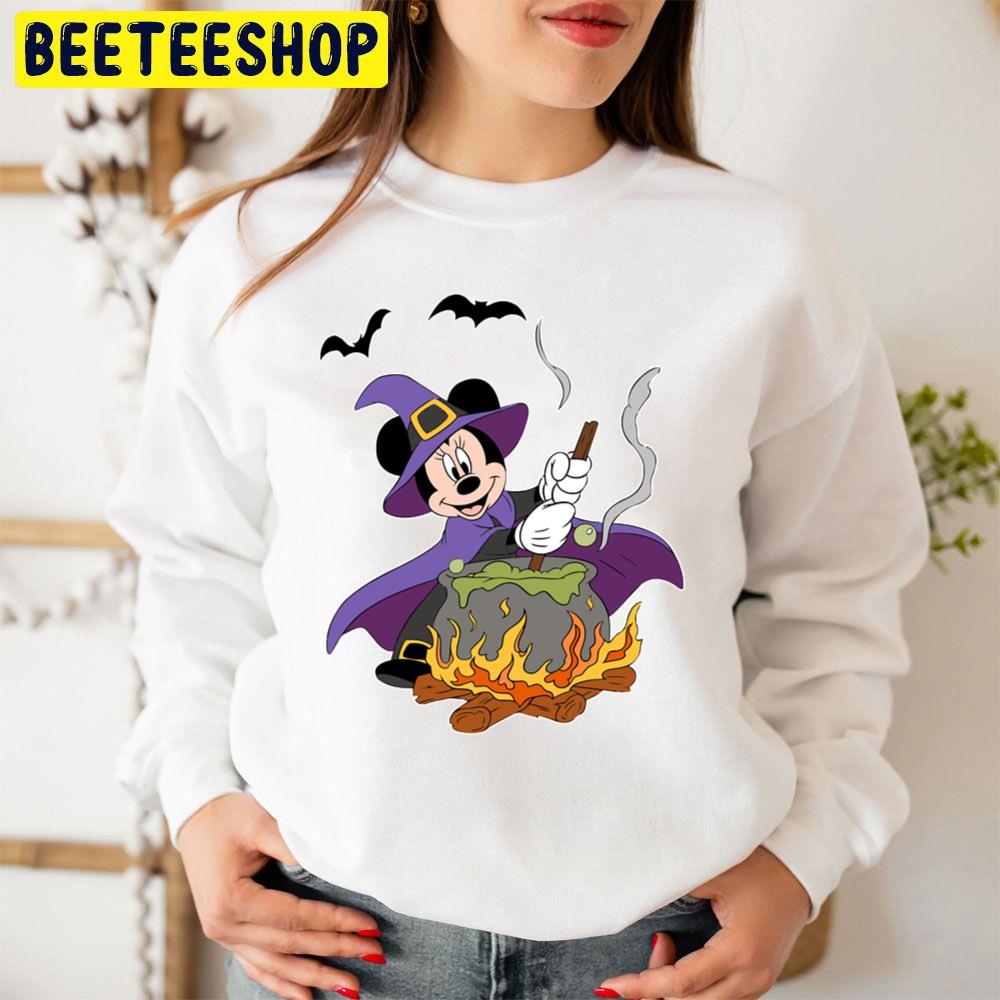 Minnie Witch Cauldron Halloween Trending Unisex Sweatshirt