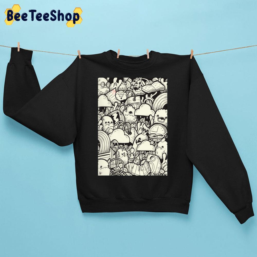 Monster Doodle Trending Unisex Sweatshirt