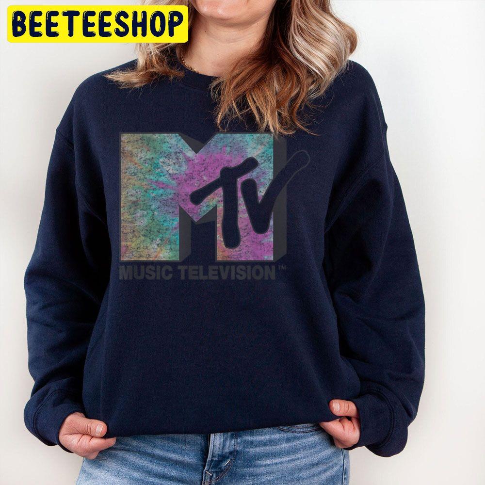 Music Television Faded Tie Dye Logo Fill Trending Unisex Sweatshirt