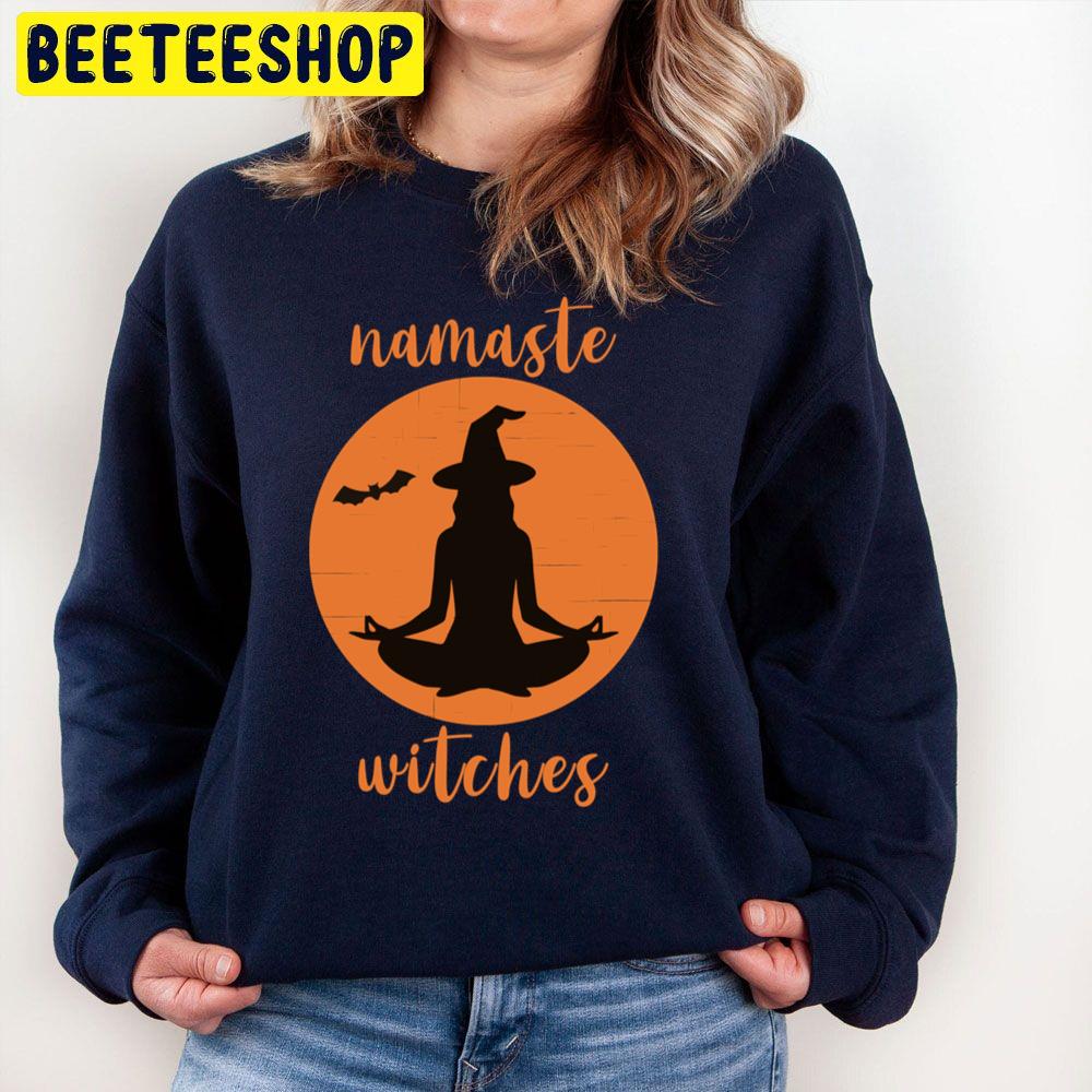 Namaste Witches Halloween Yoga Witch Trending Unisex Sweatshirt