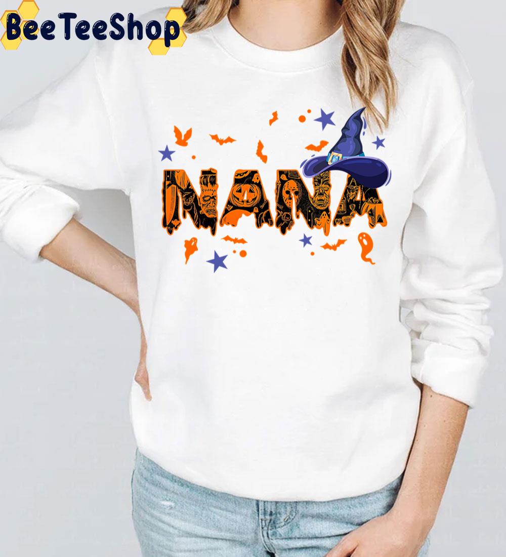 Nana Witch Hat Halloween Trending Unisex Sweatshirt