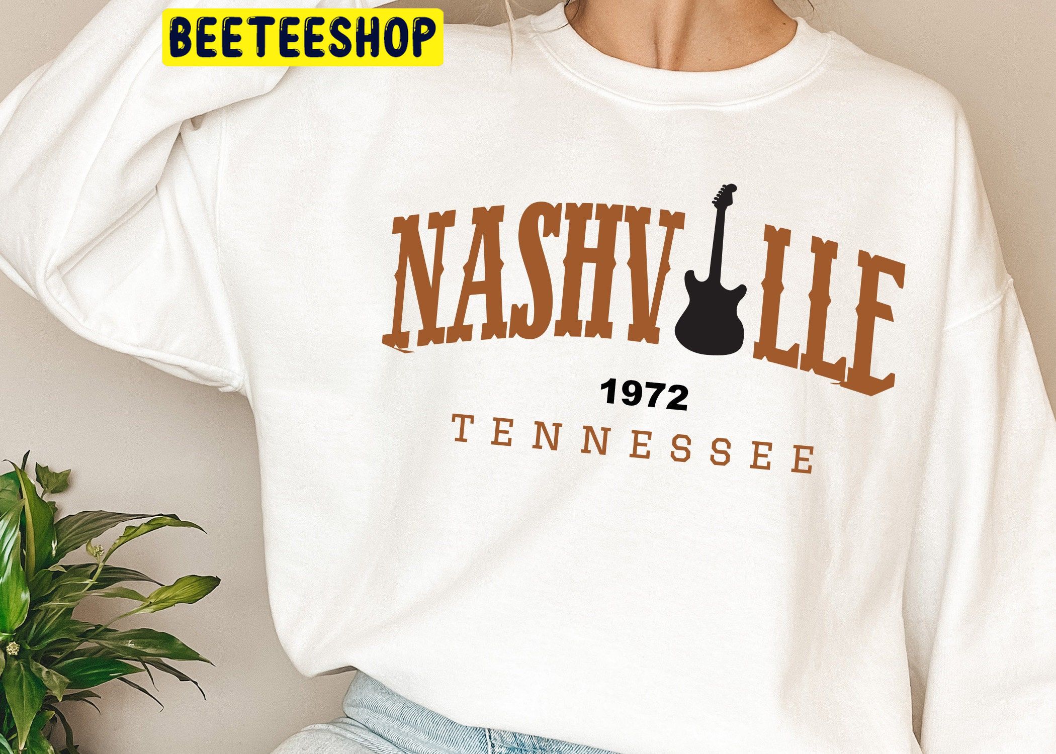 Nashville Tennessee 1972 Trending Unisex Sweatshirt