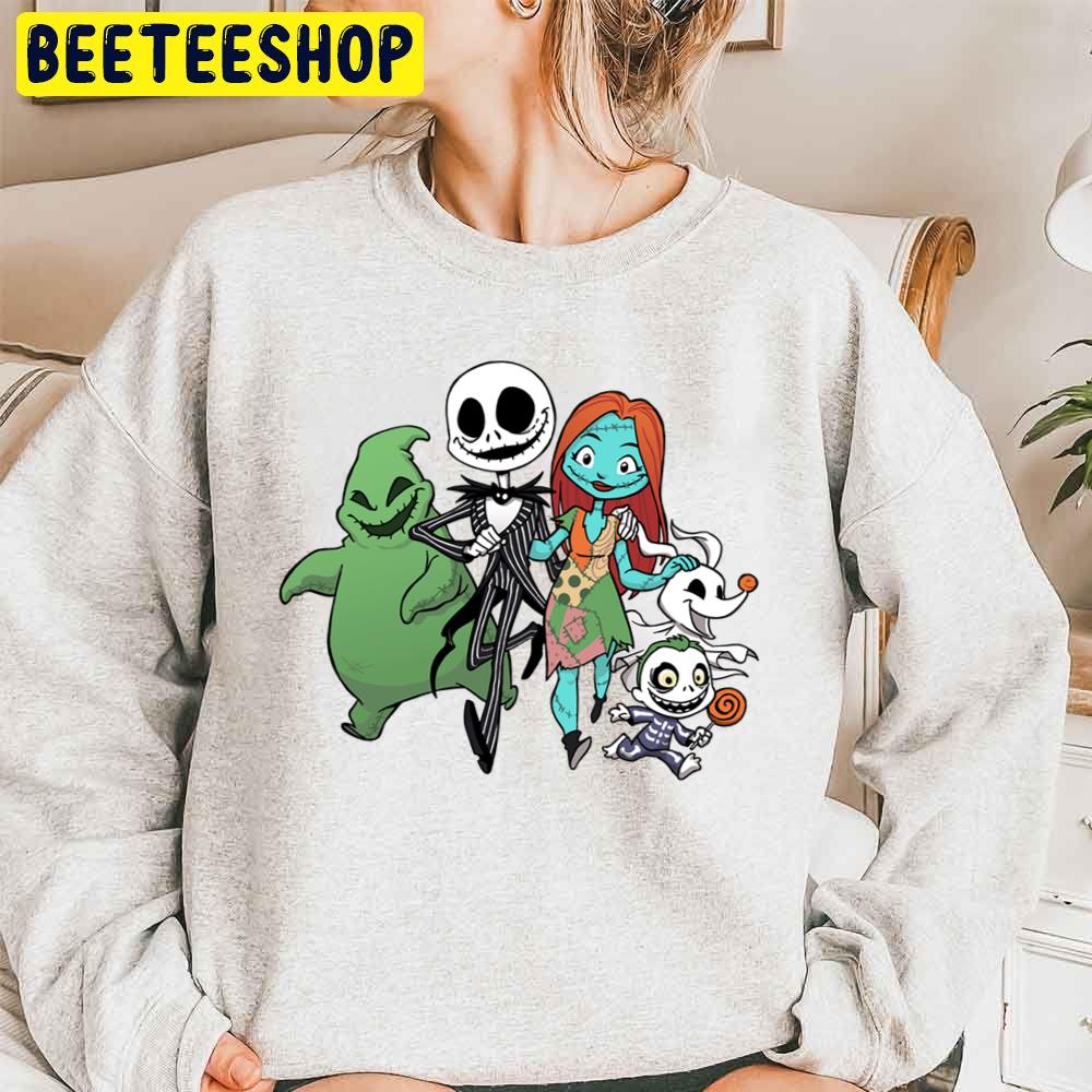 Nightmare Before Christmas Friends Halloween Trending Unisex Sweatshirt