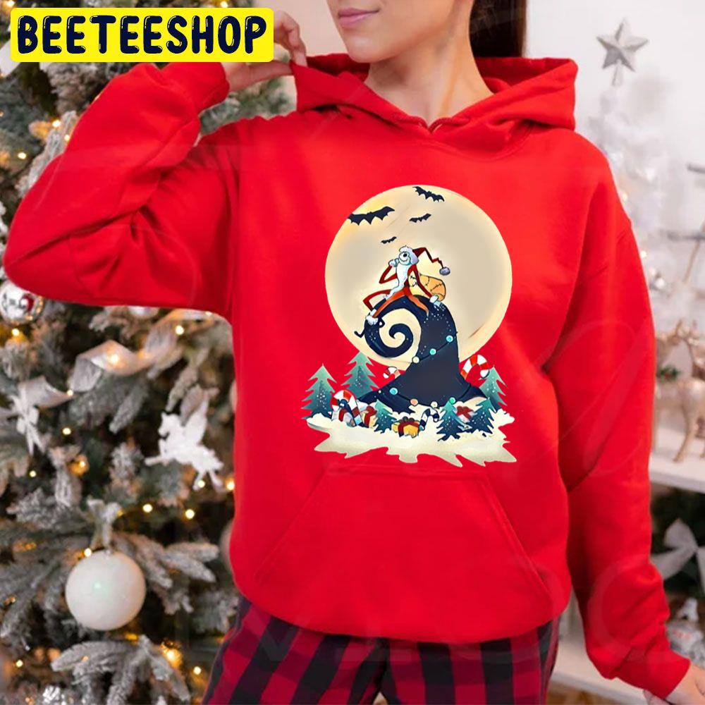 Nightmare Before Christmas Jack Skellington Santa Trending Unisex Hoodie