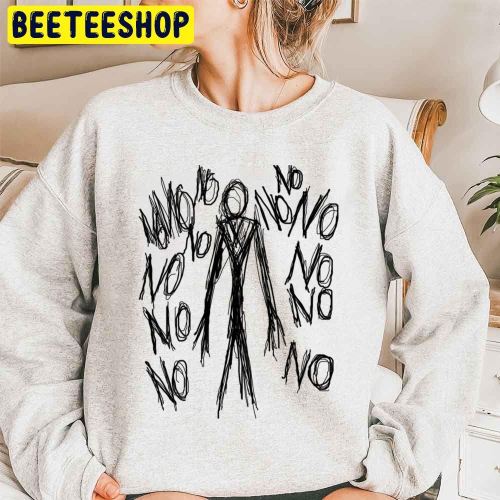 No No No Slenderman Halloween Trending Unisex Sweatshirt