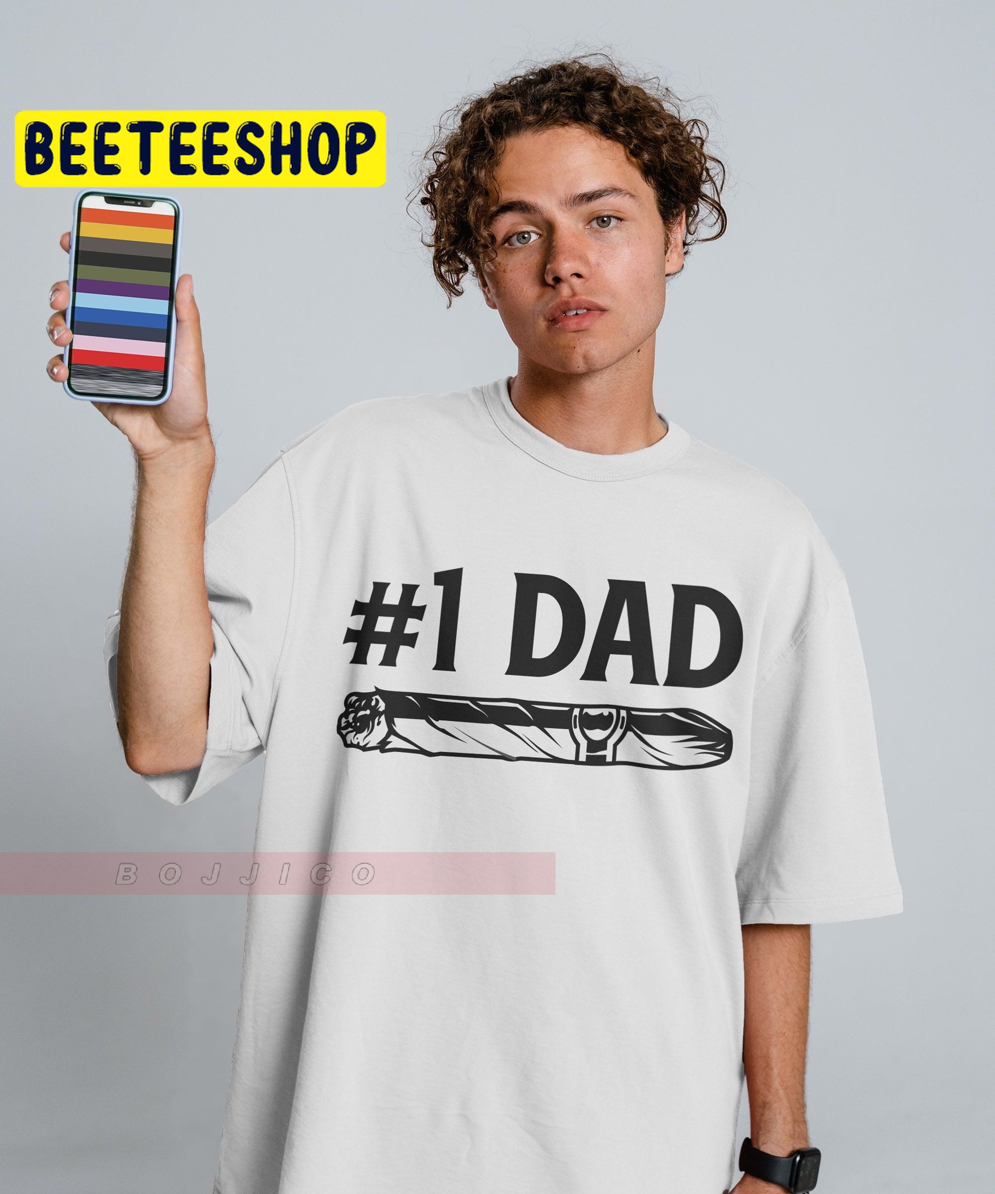 Number 1 Dads Fathers Day Trending Unisex T-Shirt