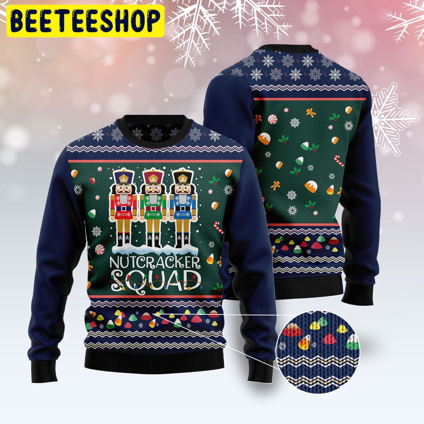 Nutcracker Squad Trending Ugly Christmas Sweatshirt