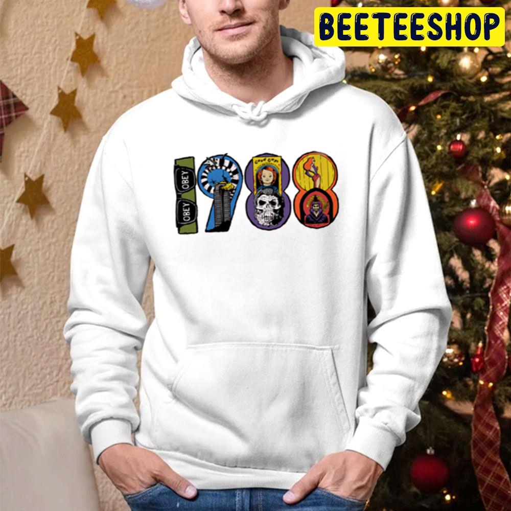 Obey Obey 1988 Horror Killer Trending Unisex Hoodie