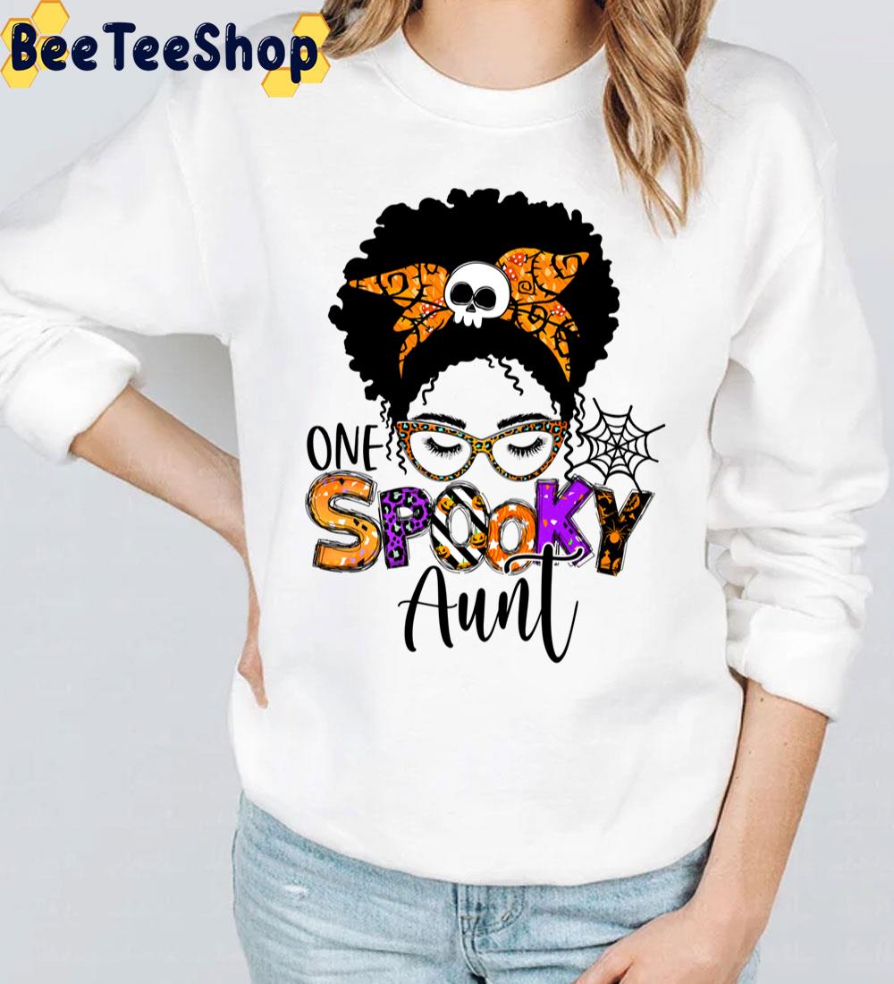 One Spooky Aunt Halloween Trending Unisex Sweatshirt