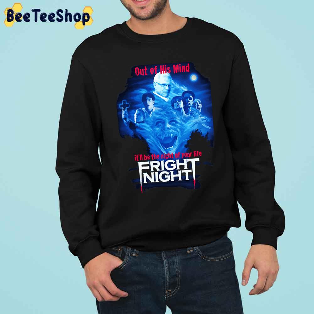 Out Of His Mind Fright Night Little Green Aliens Unisex Sweatshirt