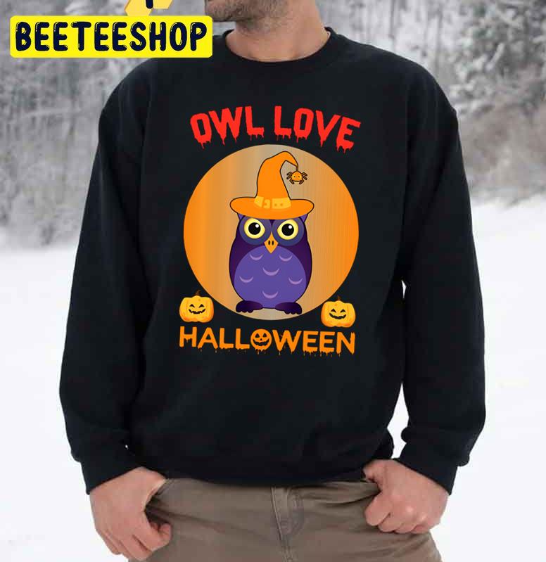 Owl Love Halloween Trending Unisex Sweatshirt