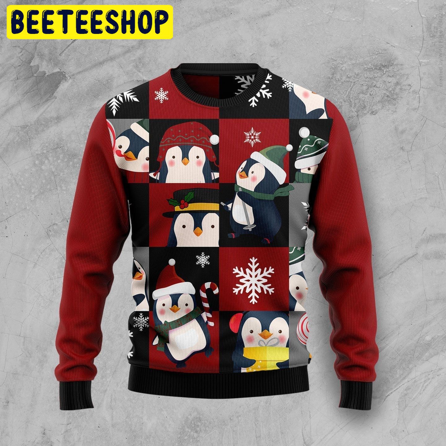 Penguin Trending Ugly Christmas Sweatshirt