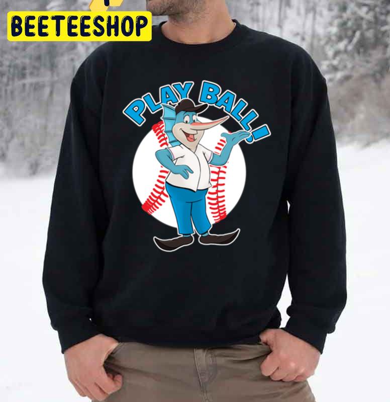 Play Ball!!! Billy The Miami Marlins Baseball Trending Unisex Sweatshirt