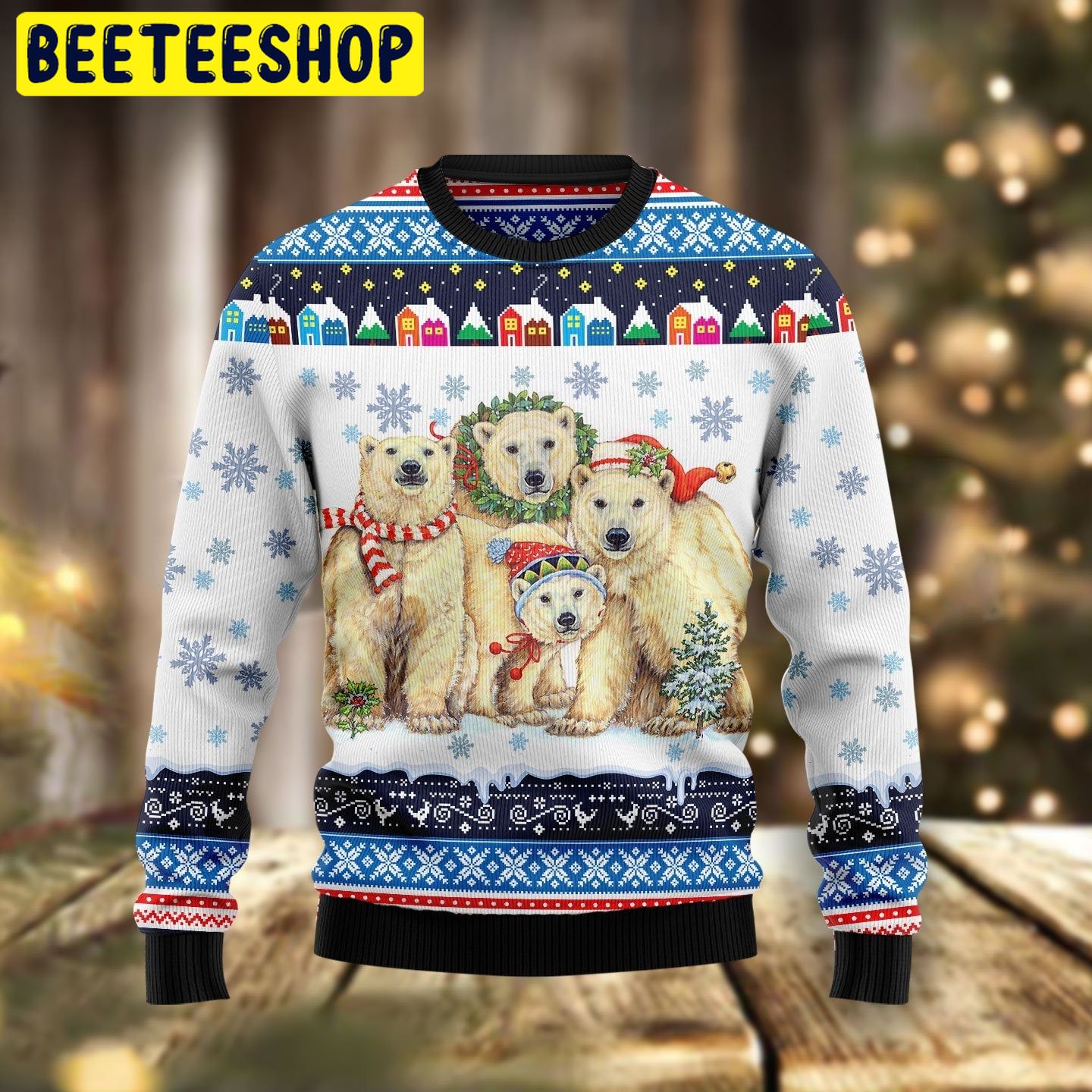 Polar Bears Christma Trending Ugly Christmas Sweatshirt