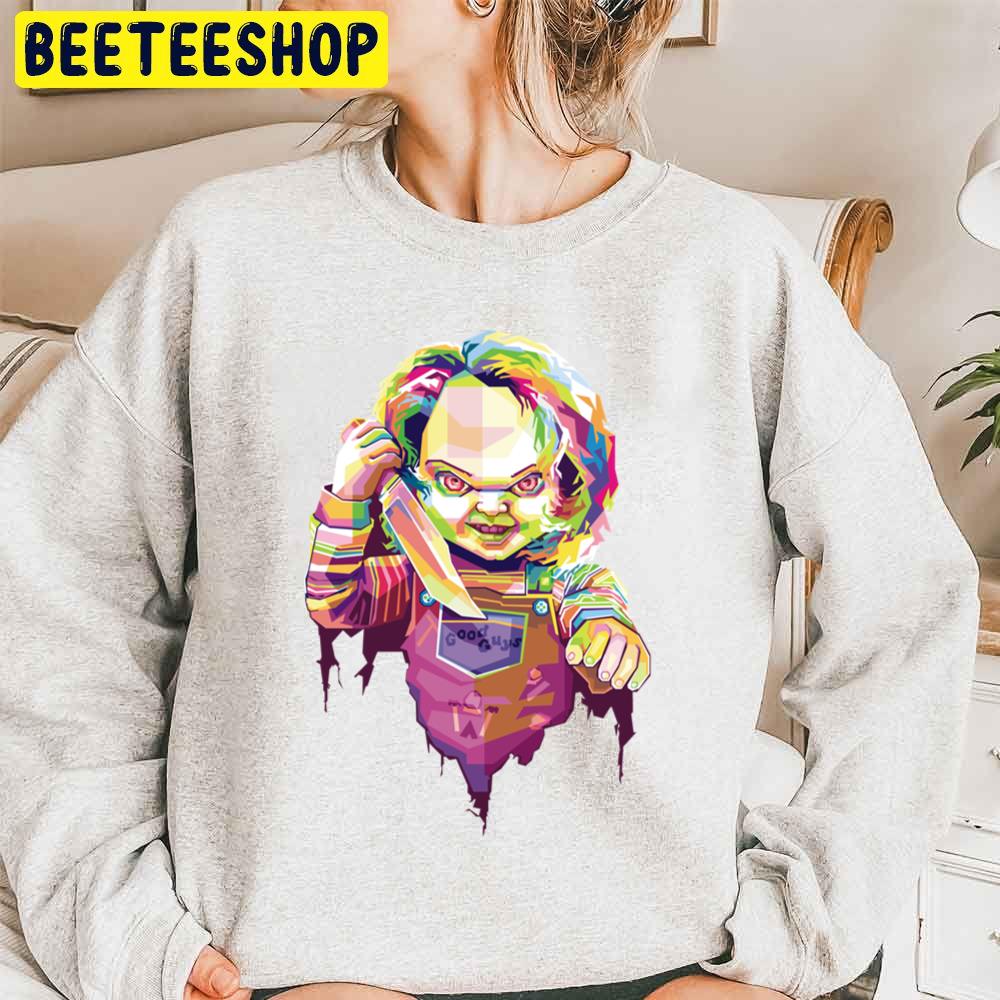 Pop Art Chucky Halloween Trending Unisex Sweatshirt