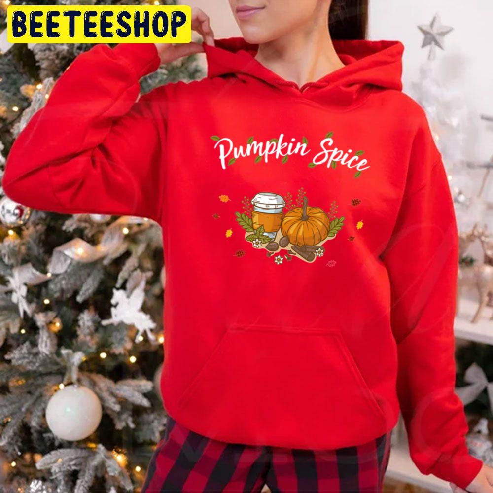 Pumpkin Spice Cup And Funny Pumpkin Fall Season Trending Unisex Hoodie