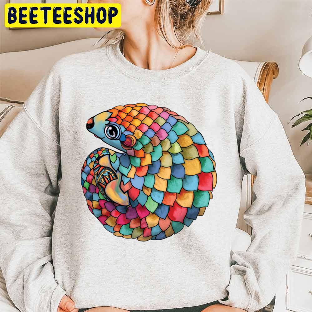 Rainbow Pangolin Trending Unisex Sweatshirt