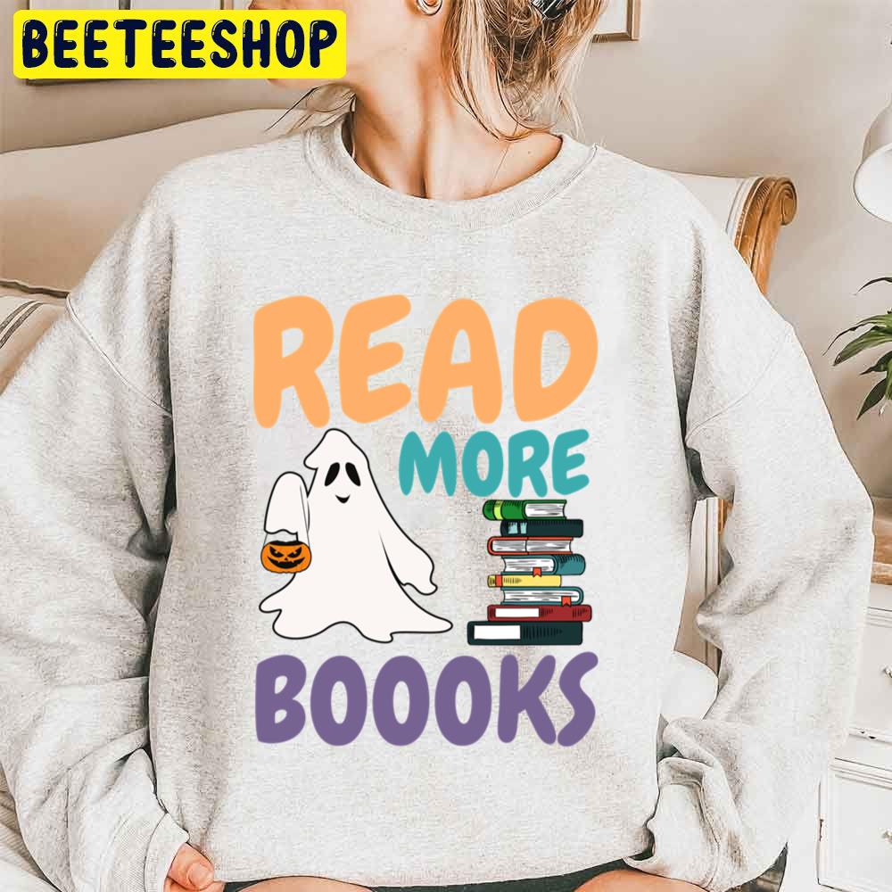 Read More Boooooks Halloween Ghost Unisex Sweatshirt