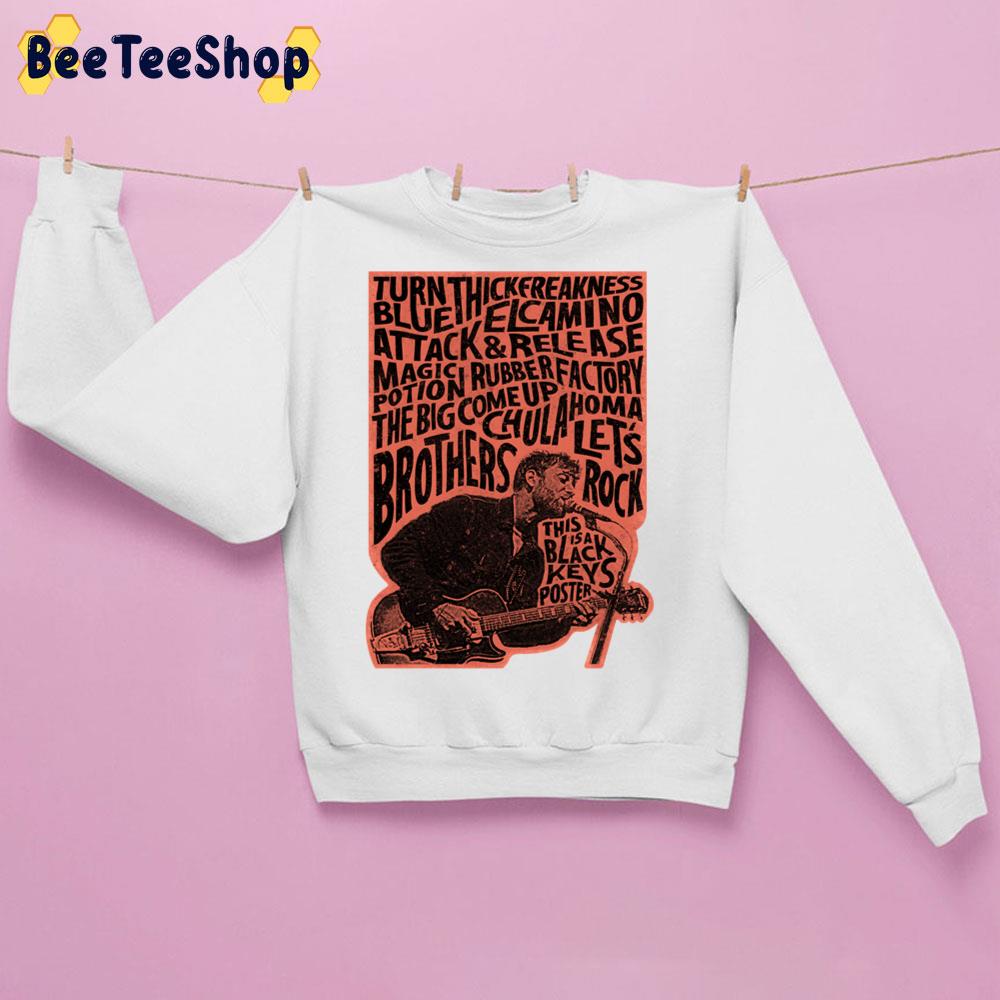 Red Design The Black Keys Rock Band Trending Unisex Sweatshirt