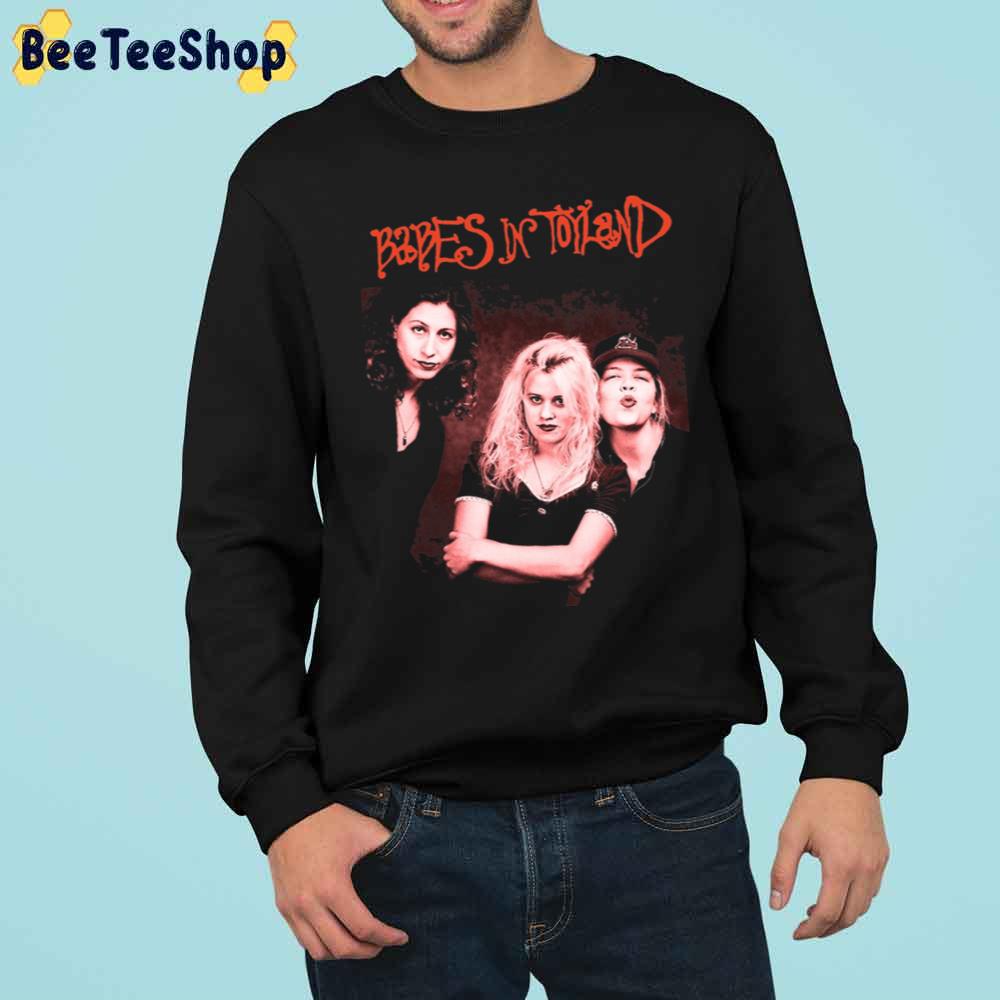 Red Vintage Babes In Toyland Trending Unisex Sweatshirt