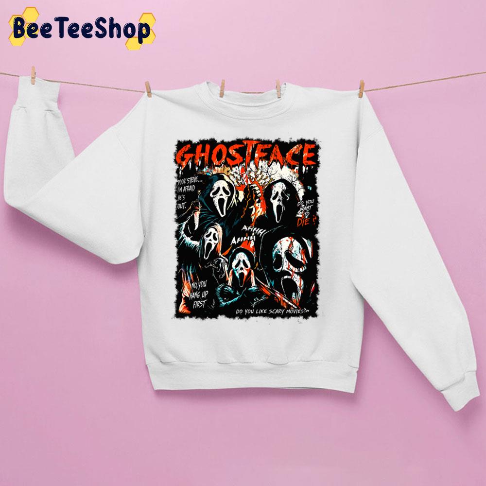 Retro 90s Scream Movie Halloween Unisex Sweatshirt