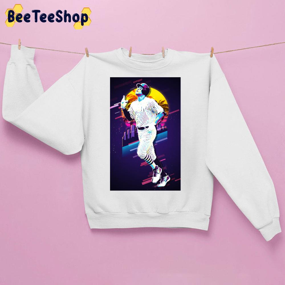 Retro Art Aaron Judge Baseball Player Trending Unisex Sweatshirt