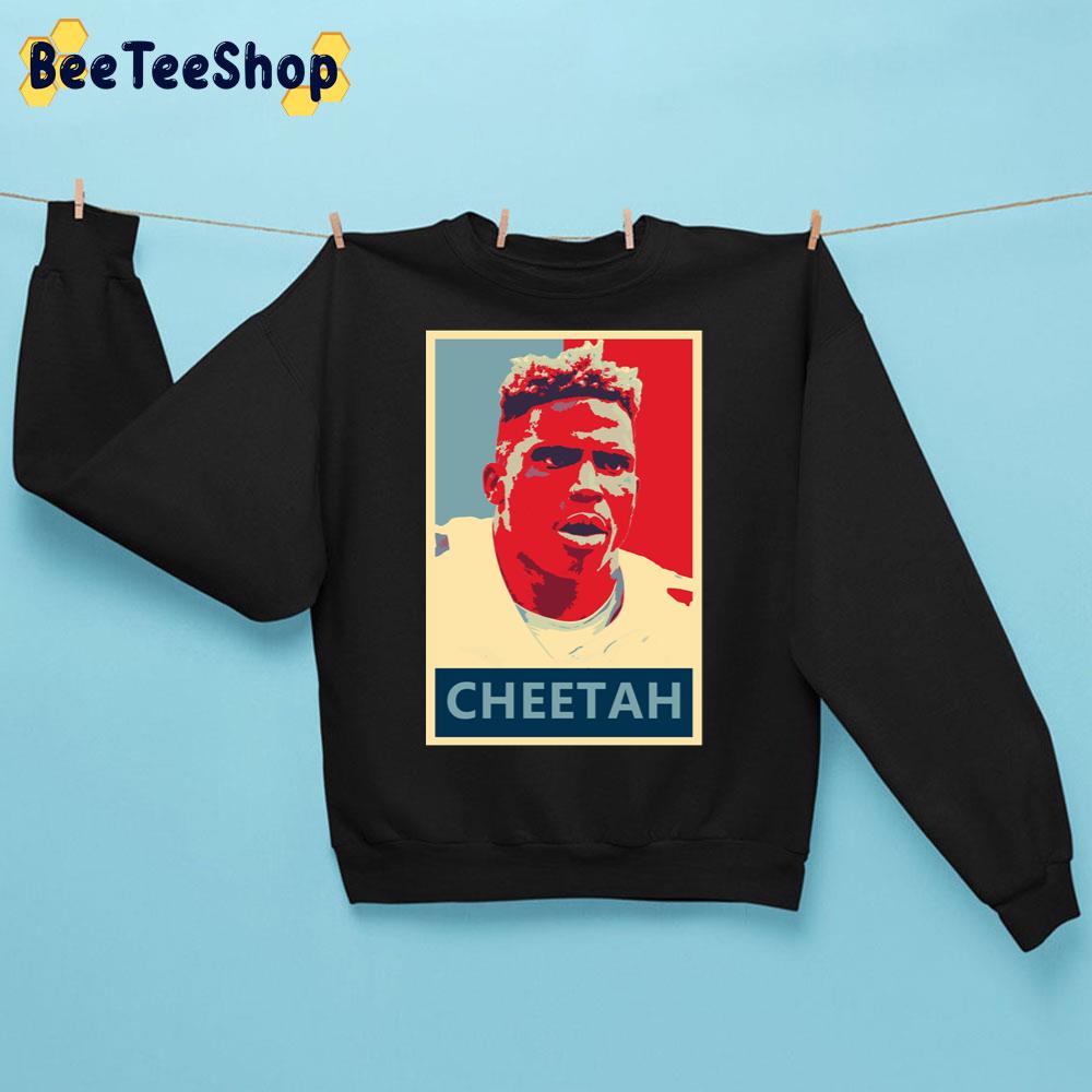 Retro Cheetah Football Player Trending Unisex Sweatshirt