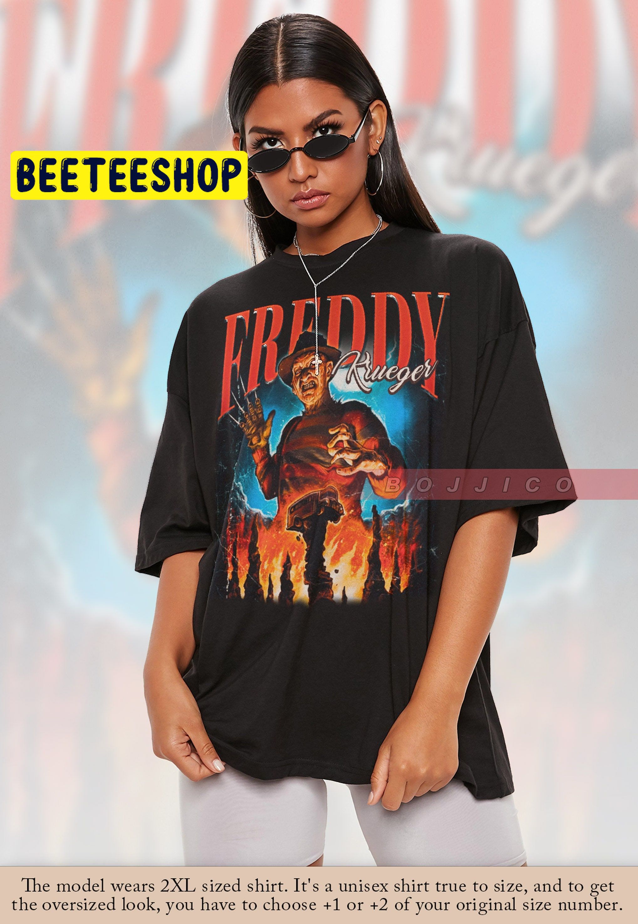 Retro Freddy Krueger Vintage Nightmare Halloween Trending Unisex T-Shirt