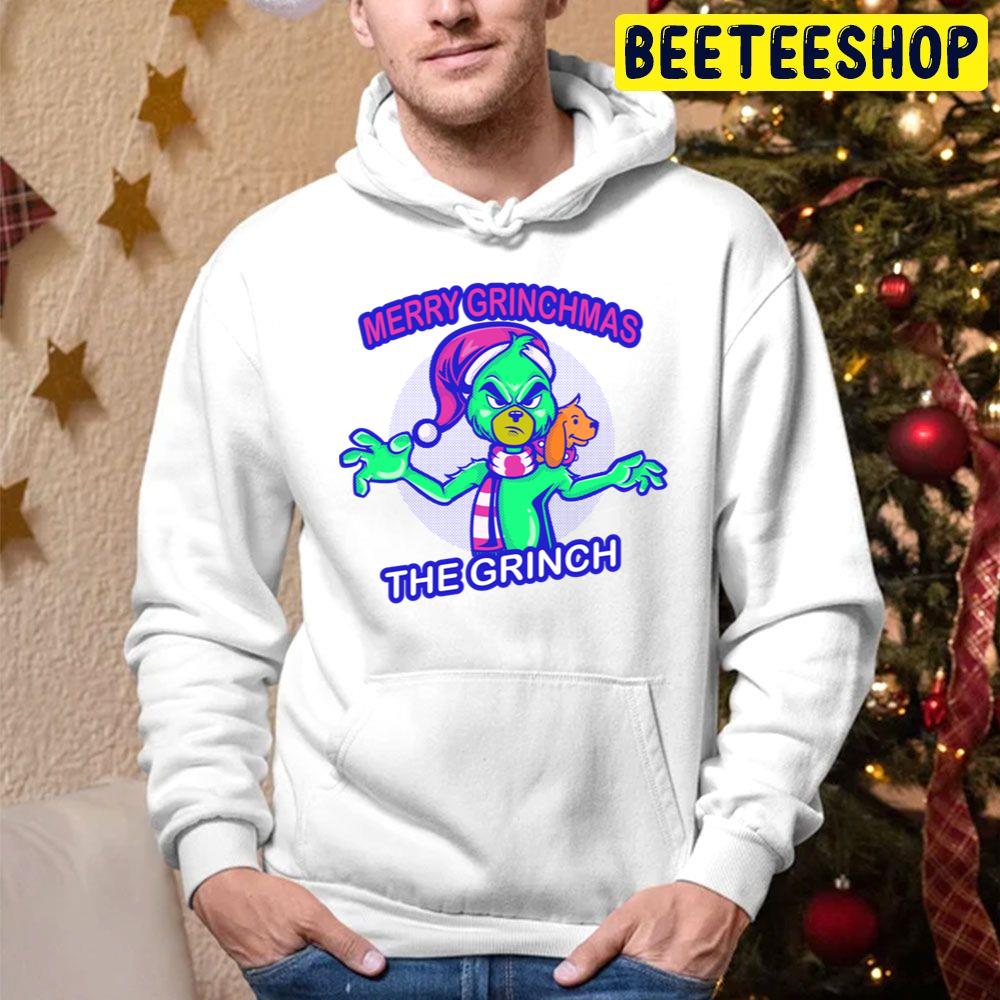 Retro Merry Grinchmas The Grinch Christmas Trending Unisex Hoodie