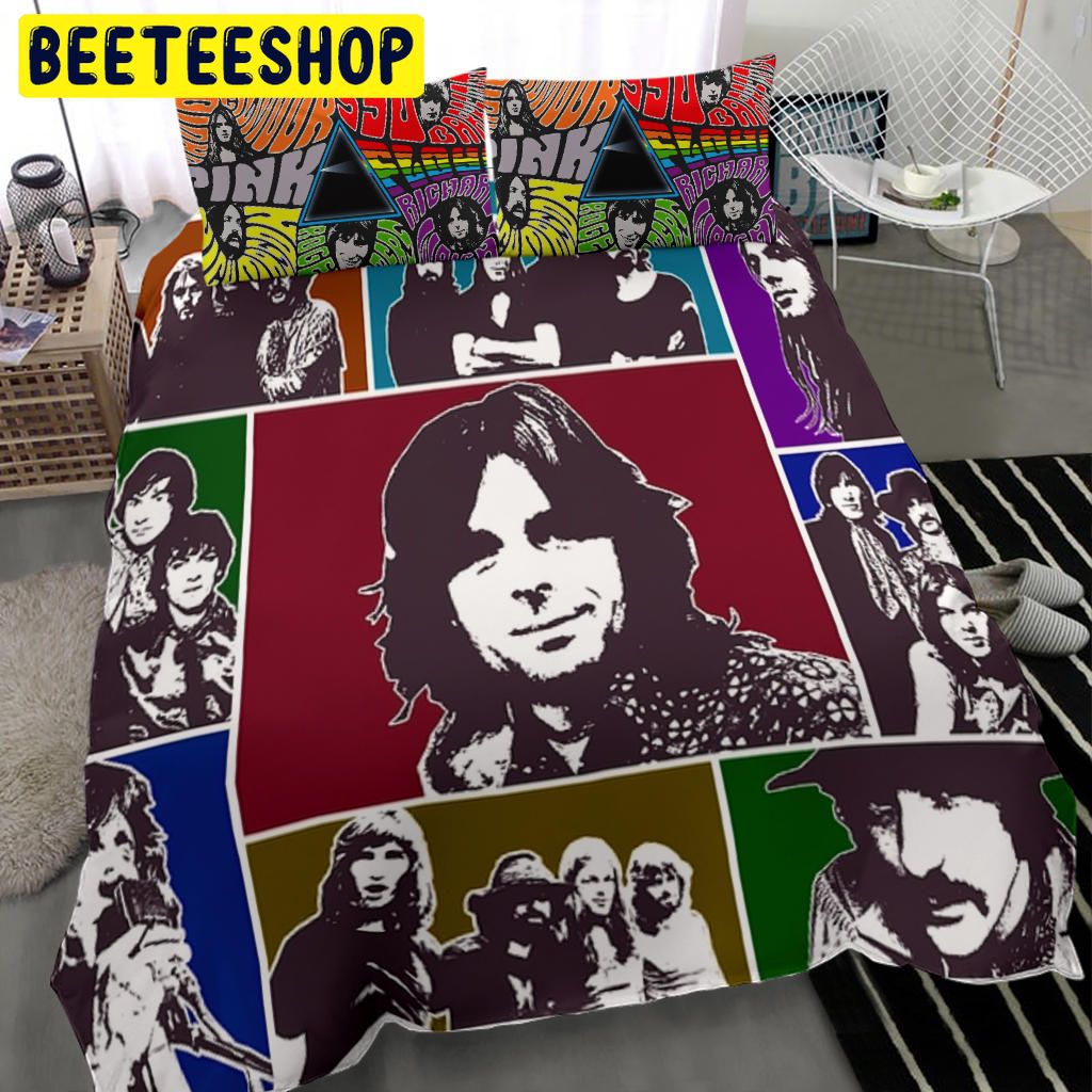 Retro Pink Floyd Band Bedding Set