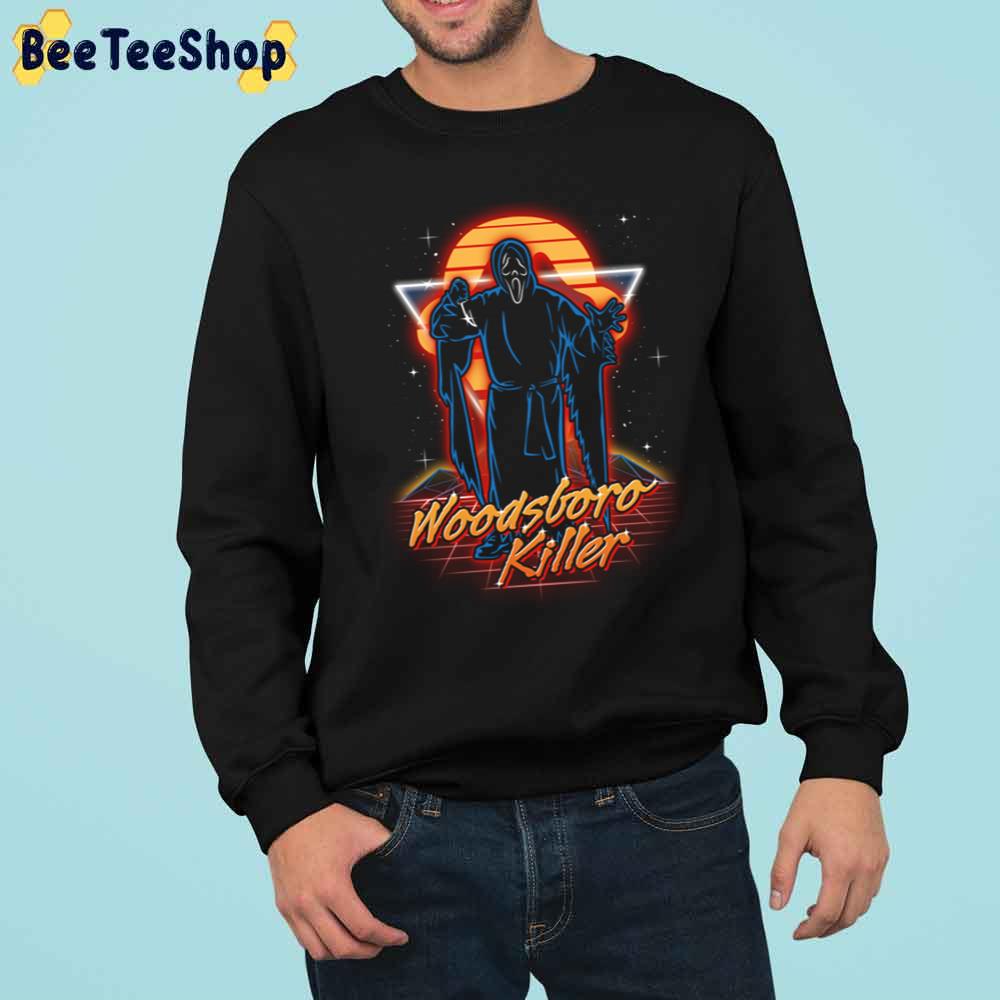 Retro Scream Ghostface Woodsboro Killer Unisex Sweatshirt