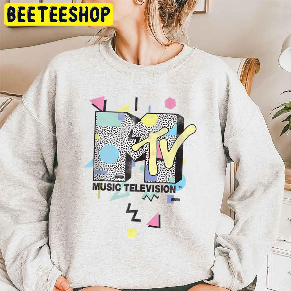 Retro Shape Design Music Television Logo Trending Unisex Sweatshirt