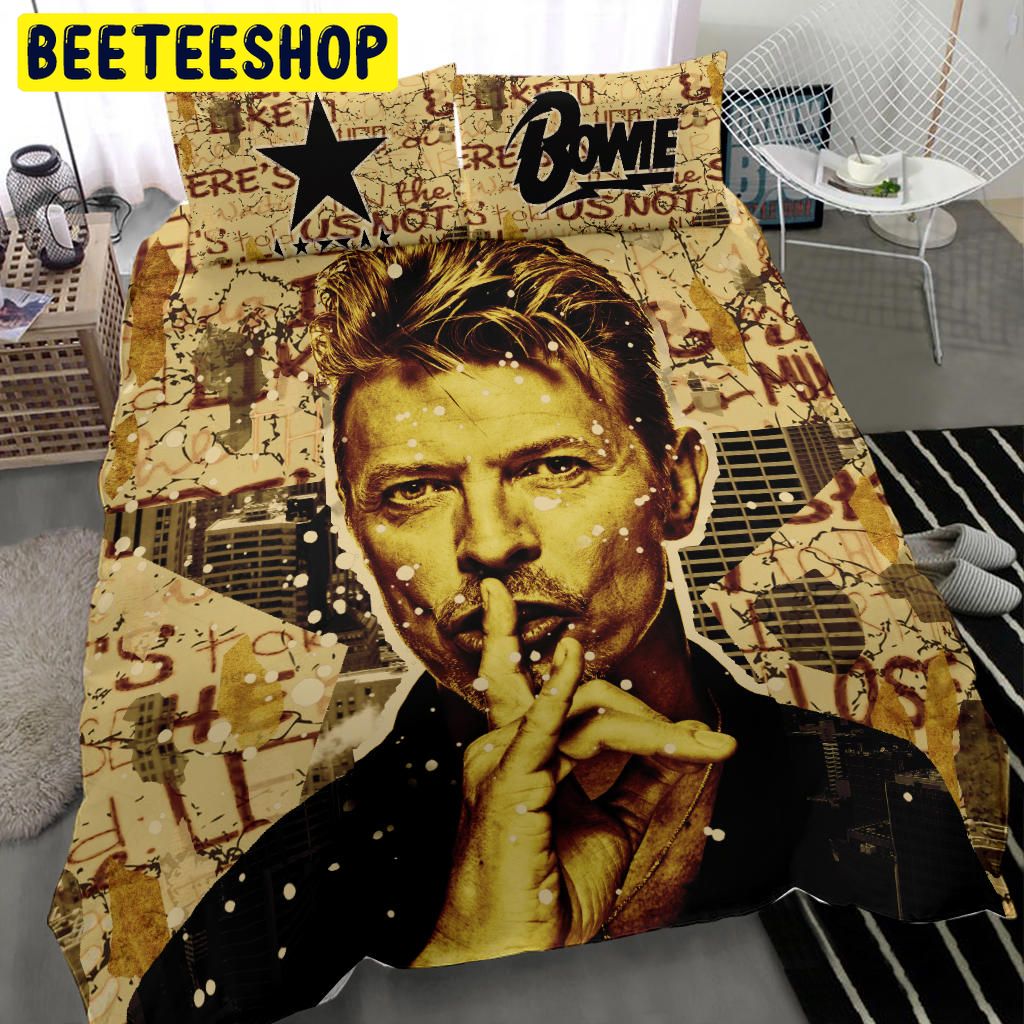 Retro Vintage David Bowie Bedding Set