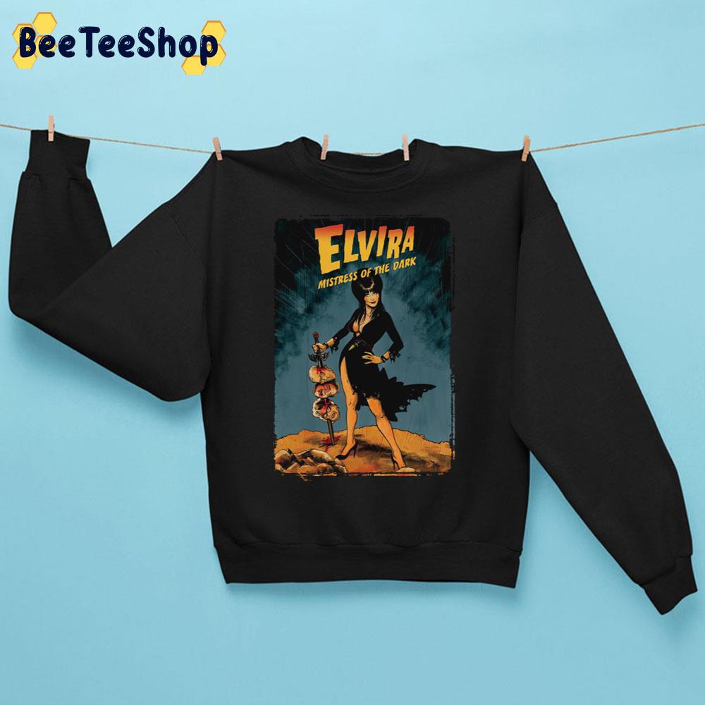 Retro Vintage Elvira Mistress Of The Dark Unisex Sweatshirt