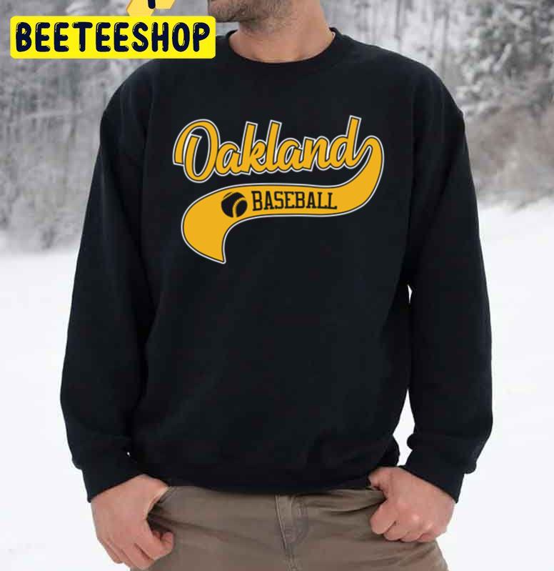 Retro Vintage Swoosh Oakland Athletics Baseball Trending Unisex Sweatshirt