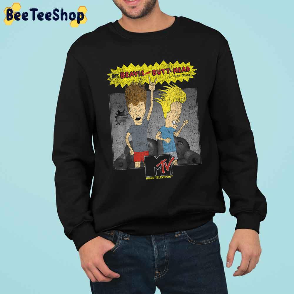 Rocking Out Beavis And Butt-Head Trending Unisex Sweatshirt