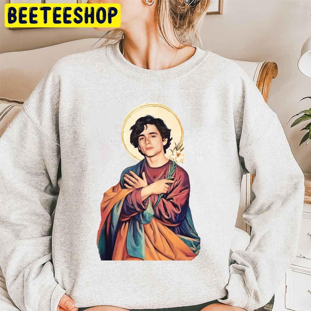 Saint Sticker Timothée Chalamet Trending Unisex Sweatshirt