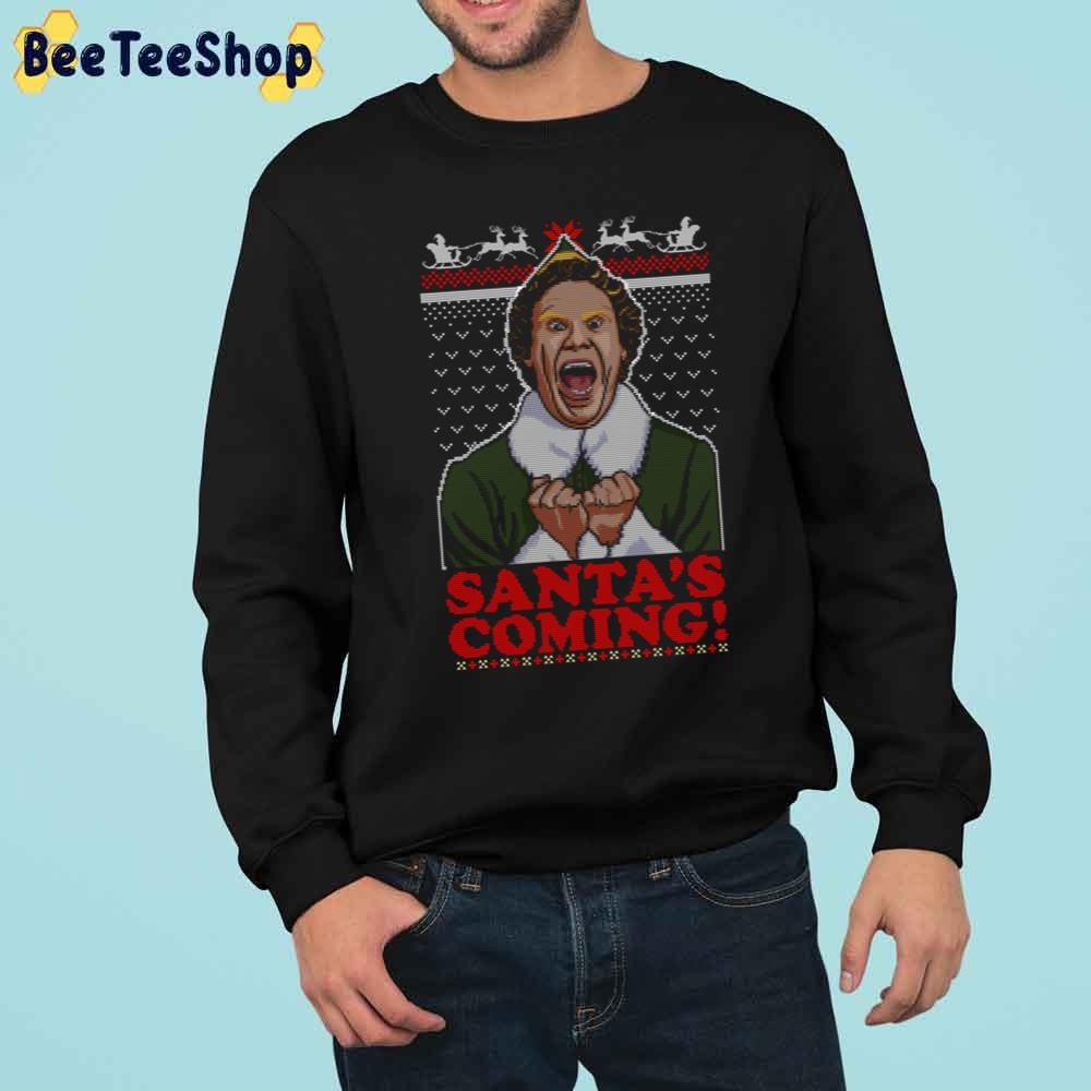 Santa’s Coming Christmas Trending Unisex Sweatshirt